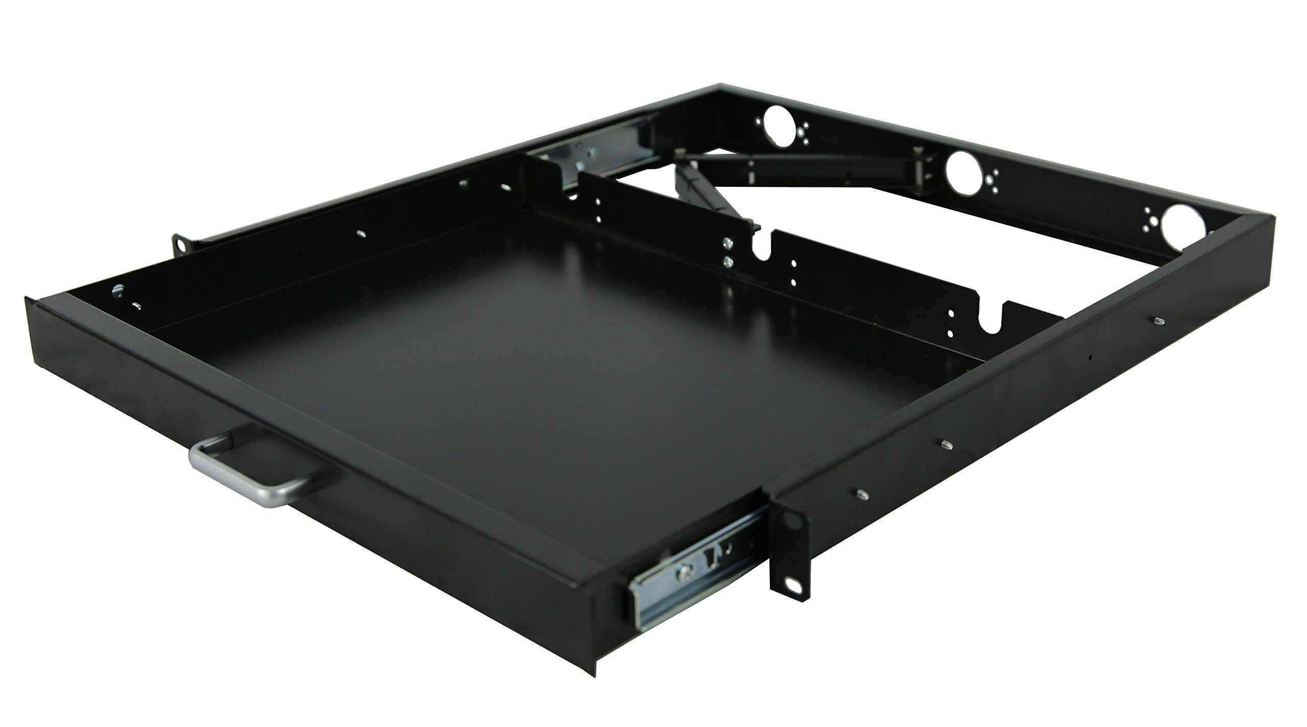 RAISING ELECTRONICS 1U Rack Mount Sliding Keyboard