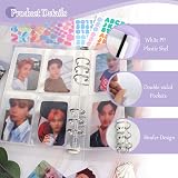Longan Craft Kpop Photocard Binder A5 Ring Binder 160 Pockets 6 Rings view 3