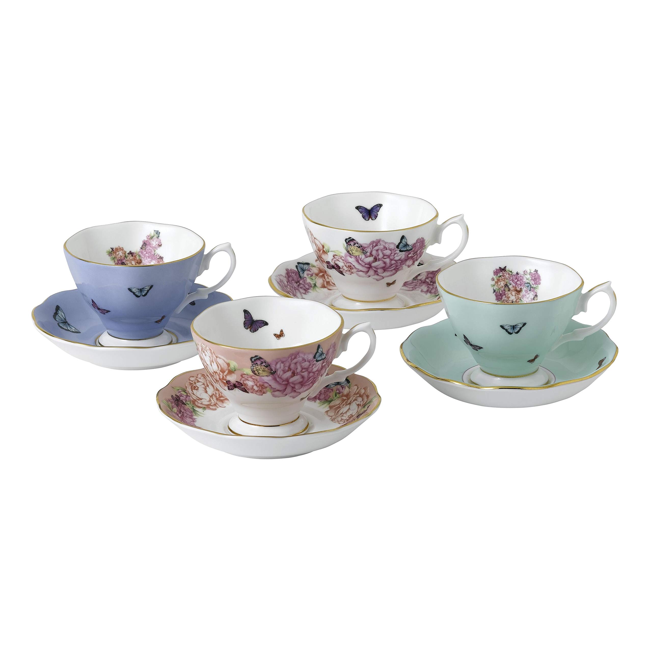 Miranda Kerr by Royal Albert 1056231 Teacup & Saucer Set, Fine Bone China, [Multiple]