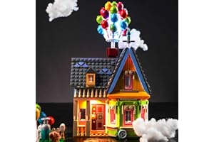 VONADO LED Light Kit for Lego Disney and Pixar ‘Up’ House 43217, DIY Lighting Compatible with Lego Up House 43217 (NO Lego Model), Creative Lights for Lego Up Set (ONLY Lights)