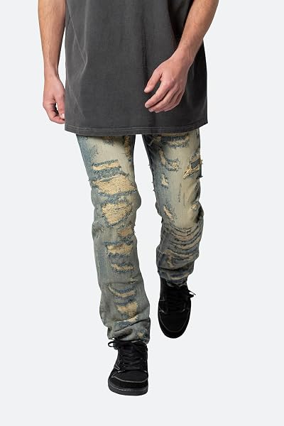 MNML MEN’S D543 STRAIGHT DENIM – VINTAGE BLUE, 32