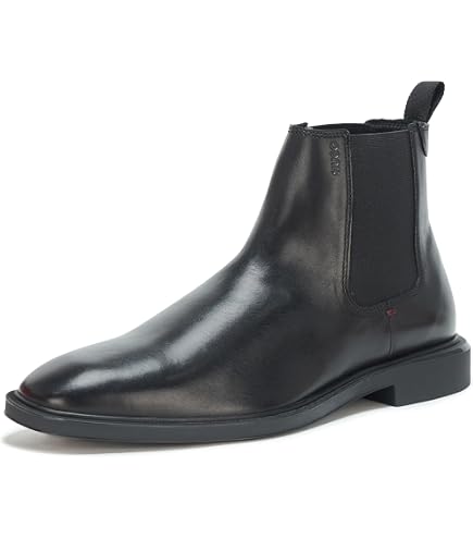 HUGO Ryan Men\'s Chelsea Boots Grey‎ Nubuck Leather Lug Sole US 9 EU 42 NIB Mens Hugo Ryan Boots In Black | Soletrader main image 4