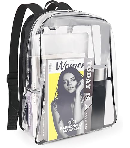 clear mini nitotan backpack MADISON & DAKOTA Backpacks for Beach, Travel - Stadium Approved Bag with Adjustable Straps backpack for business travel Packable Backpack Lululemon Go Color:73 Purple Majesty Its simple yet fashionable