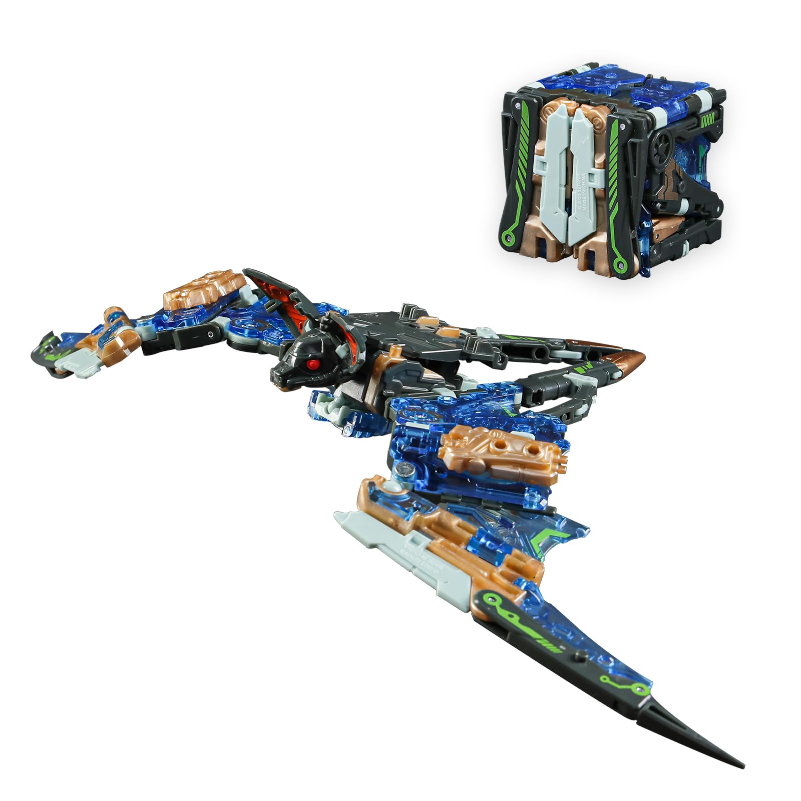 Photo 1 of 52TOYS Beastbox BB-64 Radioheadar Deformation Toys Action Figure, Converting Toys in Mecha and Cube, Perfect Birthday Party Gift for Teens and Adults, Based on Bat