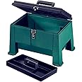Step N Store, Step Stool Tool Box 20" Garden Green