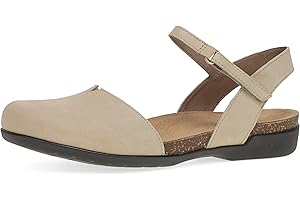 Dansko Rowan Sandal for Women - Memory Foam and Cork Footbed for Comfort and Arch Support - Lightweight Rubber Outsole for Long-Lasting Wear - Versatile Casual to Dressy Footwear