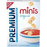 Premium Original Mini Saltine Crackers, Lunch Snacks, 11 oz