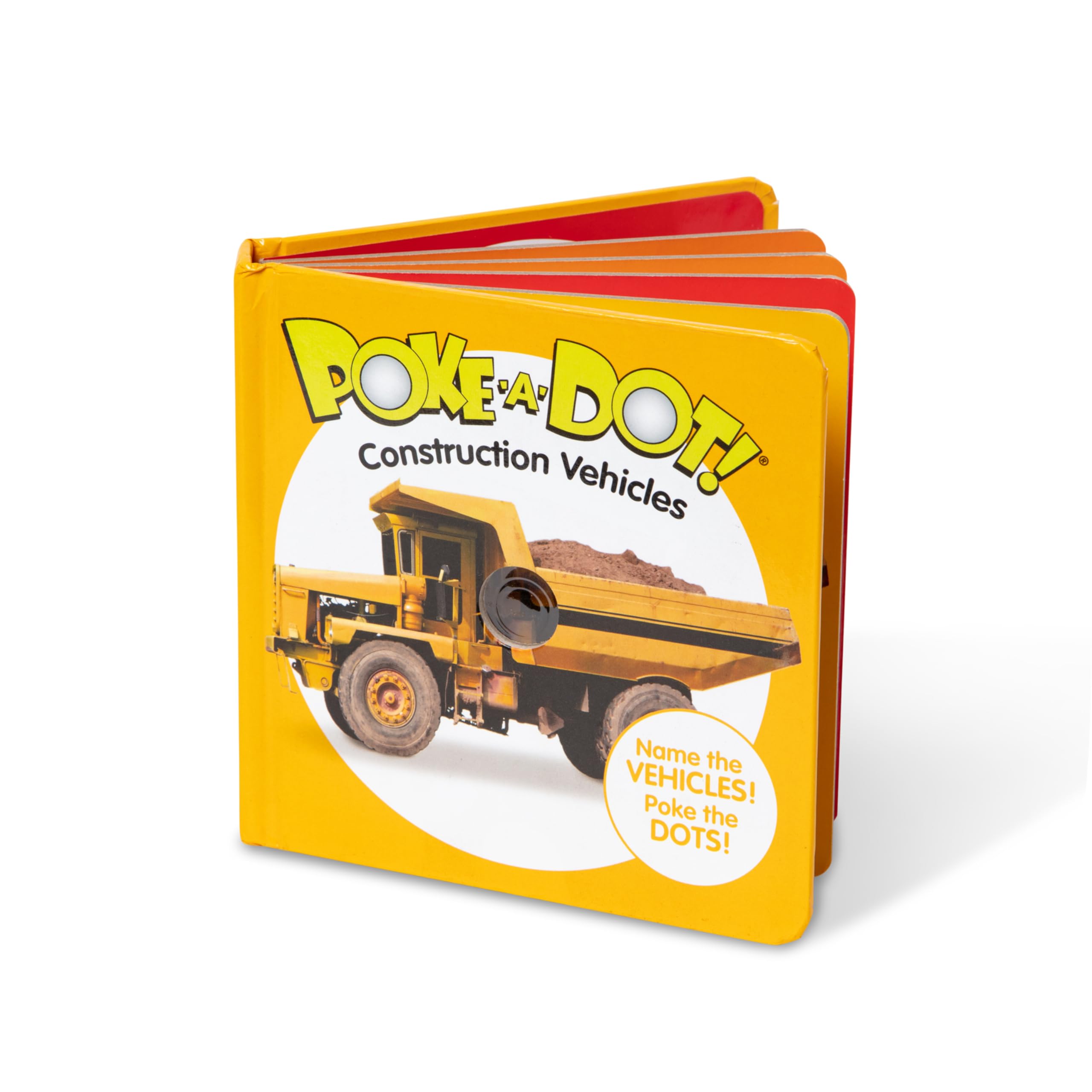 Melissa & Doug 41533 Poke-a-Dot Construction Vehicles | Activity Books | 3+ | Gift for Boy or Girl