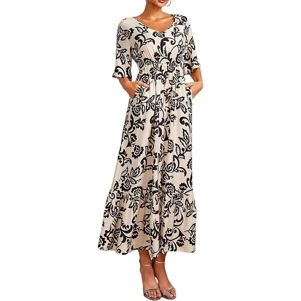 Who What Wear Women's Puff Elbow Sleeve Dress