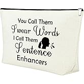 Sarcastic Novelty Gag Gift for Best Friend Sister Makeup Bag Fun Joke Gifts for Women Funny Gifts for Women Fun Girl Gifts Cosmetic Bag Christmas Graduation Wedding Gift for Her Travel Makeup Bag