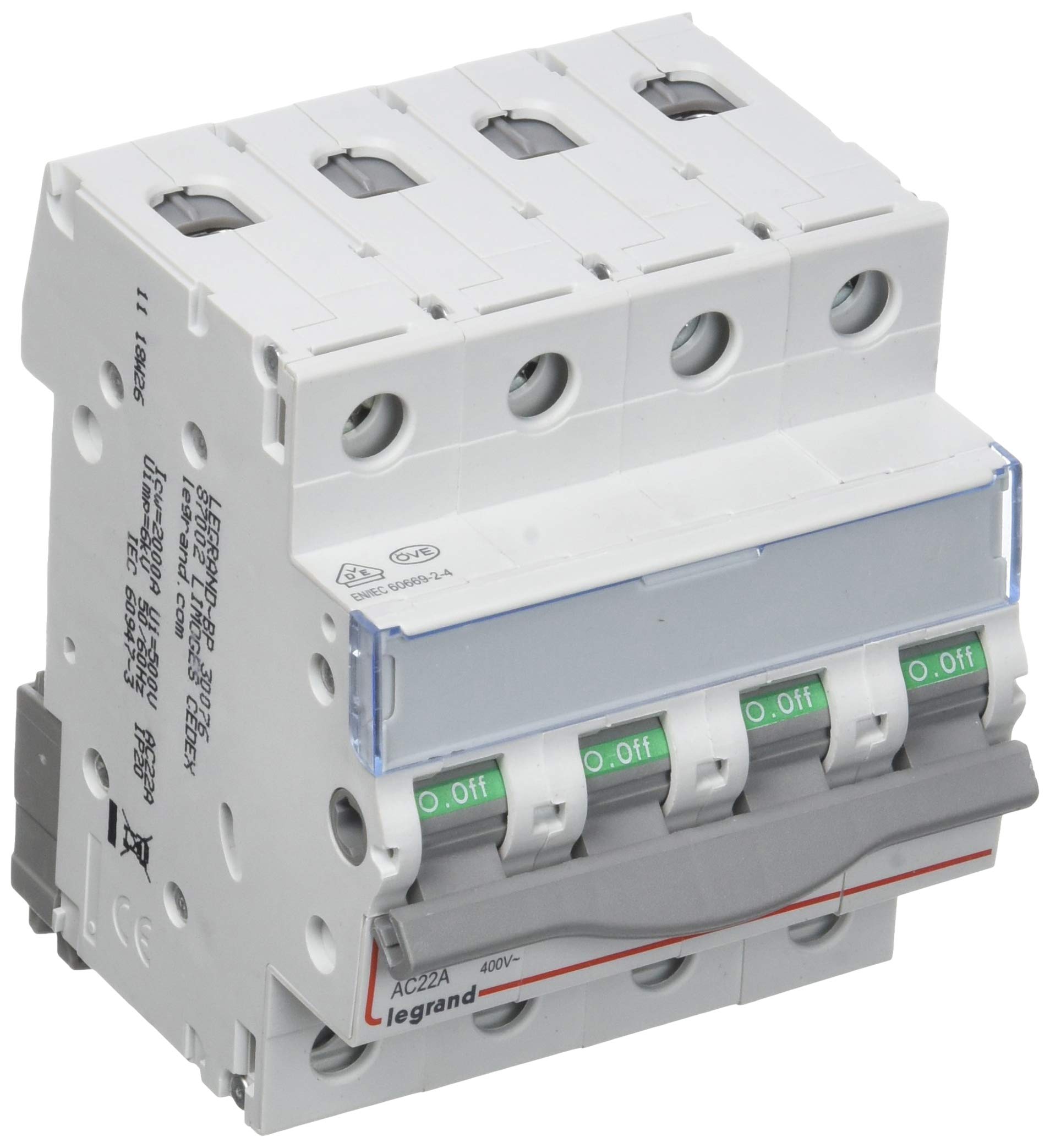 Legrand 004367 Toggle Switch Off 4-Pin / 40 A