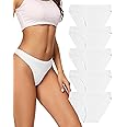 voenxe Women Bikini Underwear,Seamless Breathable Ladies Panties,No Show Comfortable Briefs Undies for Women,Hipster,5-Pack
