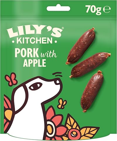 Lily’s Kitchen Cracking Pork with Apple Dog Treats 8 x 70g Grain-Free