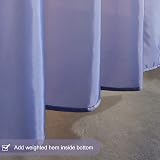 Furlinic Shower Curtain 72x72 inch Polyester Mould Proof Waterproof with 12 view 7