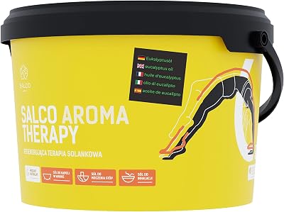 Salco Sport Therapy Natural Salt for Brine Bath Relaxation Eucalyptus 3000g
