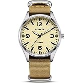 LIGE Watches for Men Unisex Military Sports Nylon Band Analog Quartz Watch | 41mm Large Dial Luminous 3ATM Waterproof Army Green Tactical Casual Wrist Watch