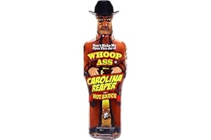 WHOOP ASS Premium Carolina Reaper Hot Sauce – Try if you dare! – Perfect Gourmet Gift for the Hot Sauce Fan