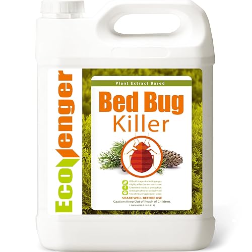 EcoRaider Bed Bug Killer Spray 1 Gallon Jug, Green + Non-Toxic, 100% ...