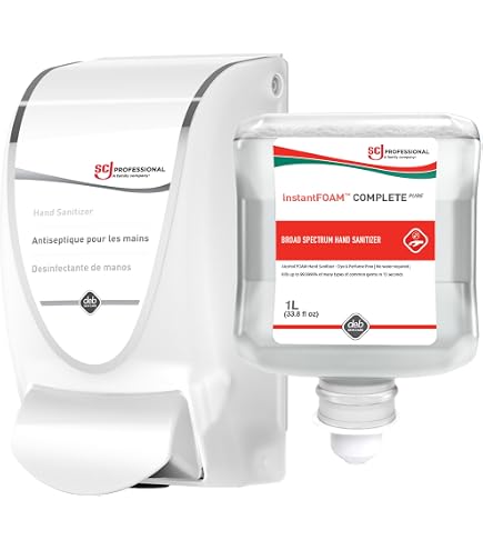 SC Johnson Proline Seven Circles Handschutz-Spender – Für 1L Kartuschen, Mit BioCote-Schutz, Sichtfenster & Hygienespender Für Gewerbe