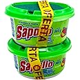 Sapolio Lavavajilla Manzana + Esponja/Sapolio Dishwasher Paste Apple + Sponge 12.6 Oz.