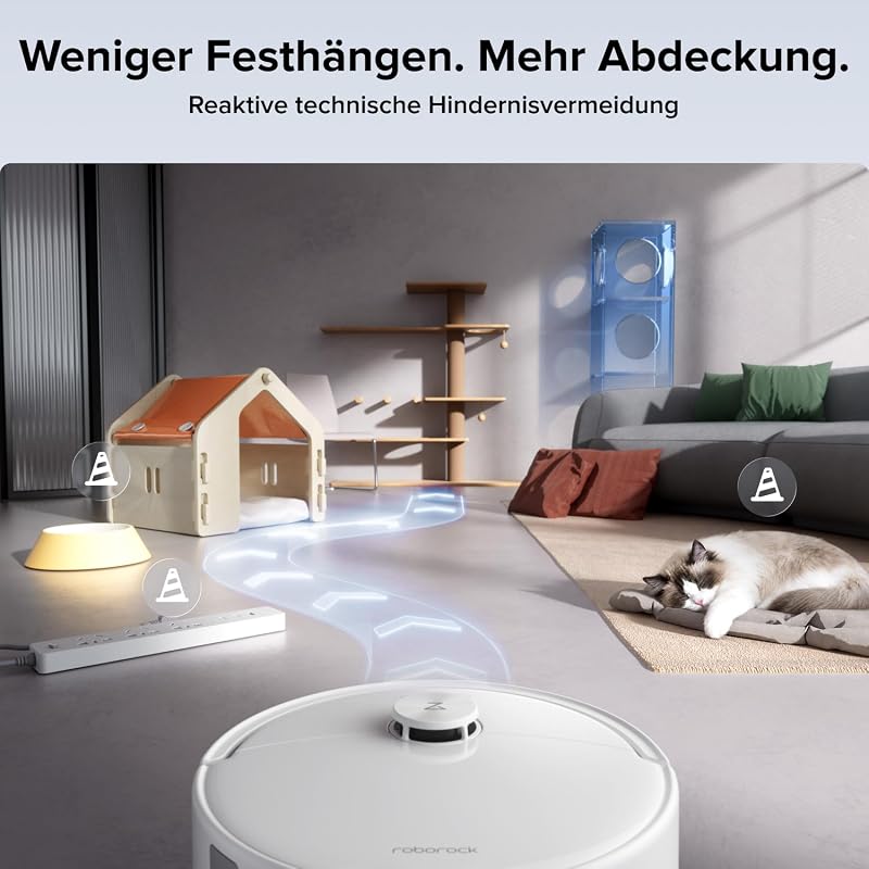 Qrevo 2 Pro Set Saugroboter mit Wischfunktion, 25.000 Pa Saugkraft