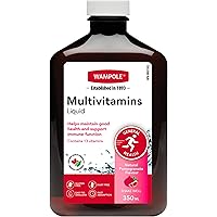 Wampole Multivitamins Liquid – Adults Daily Intake – Fast Liquid Absorption – 350 ml (Pack of 1)