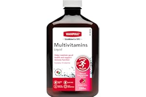 Wampole Multivitamins Liquid – Adults Daily Intake – Fast Liquid Absorption – 350 ml (Pack of 1)