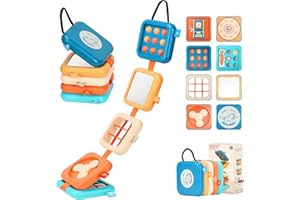 Baby Busy Board for 1 Year Old, Montessori Toys Toddler Toys Travel Activities Busy Cube Gifts Baby Boy Girl My First Montess