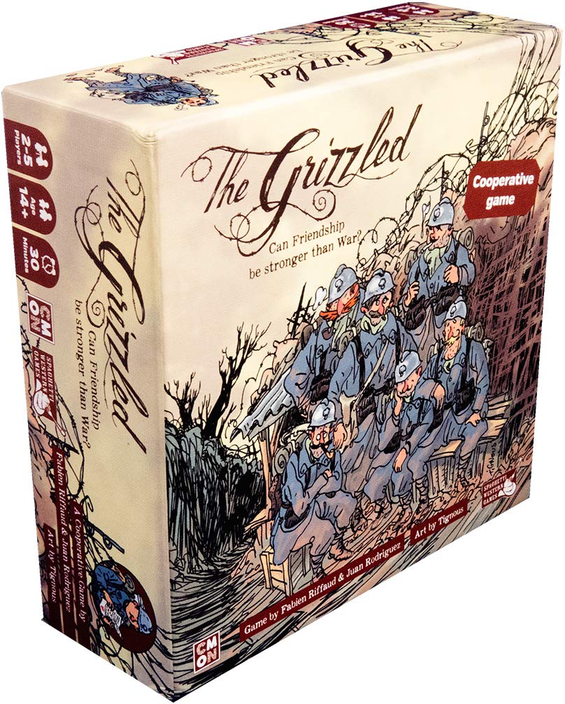 CMON, The Grizzled, Card Game, Ages 14+, 2-5 Players, 30 Minutes Playing Time