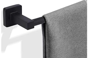 Ntipox Modern 24 inch Bathroom Towel Bar Matte Black,Towel Racks for Bathroom Wall Mounted,Bathroom Towel Holder Black,Home D