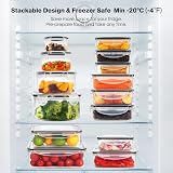 YASHE 38Pcs Airtight BPA-Free Food Storage Containers with Lids view 4
