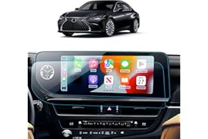 LANTU 2PCS Car Screen Protector for 2022 2023 2024 2025 Lexus ES 350 300h Accessories Navigation Nano Touchscreen Protector Film HD Clear Bubble Free 12.3''