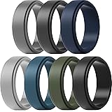 ThunderFit Silicone Wedding Ring for Men
