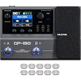Valeton GP-150 Multi-Effects Guitar Processor with HD Modeling, 200+ Effects, Built-In Battery, IR &amp; NAM Support, Expression Pedal, USB Audio Interface(Incl 10 PCS Additional Toppers By VOLKTONE)