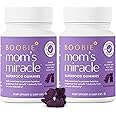 Boobie Bears Lactation Support Gummies | Helps As Milk Supply Booster & Supports Immune Health & Hair Growth | Breastfeeding Supplements with Zinc & Elderberry for Milk Supply Increase, 120 Count