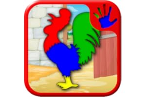 Kids Farm and Animal Jigsaw Puzzle Shapes - educational young childrens game teaches matching skills suitable for toddler and