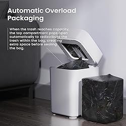 Automatic Self Changing Trash Can, Self Bagging