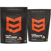 MTN OPS Reload + Hydrate Bundle, Carb Fuel &amp; Electrolyte Hydration Powder, Fruit Punch + Mango Peach