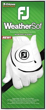 FootJoy WeatherSof Men's 3-Pack Golf Glove view 3