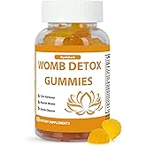 Siyolaherb Womb Gummies for Hormone Balance & Ovary and Uterus Cleanse & Menstrual Cycle, Inositol Fertility PCOS Multivitamin Gummies for Women to Get Pregnant Fast, 60 Count Orange Flavor