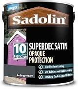 Sadolin Superdec Opaque Wood Protection 2.5L Anthracite Grey