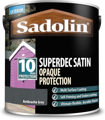 Sadolin Superdec Opaque Wood Protection 2.5L Anthracite Grey