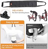 BRO Medium Dog Mobility Aids Support Sling for Hind Legs Lift Harness view 3