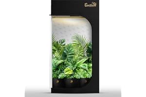 Gorilla Grow Tent 2 x 4 x 6'11" - Tallest Fixed Height Premium Indoor Grow Tent, Thickest & Most Durable Gorilla Canvas, Strongest w/ 300lb Hang Capacity, Hydroponic Tent w/Optional Accessories