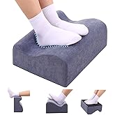 Foot Rest for Under Desk at Work,at Work Soft Ergonomic Footrest,Support Foot Pillow,Heel Chair,Leg Elevation Pillow,(Blue)