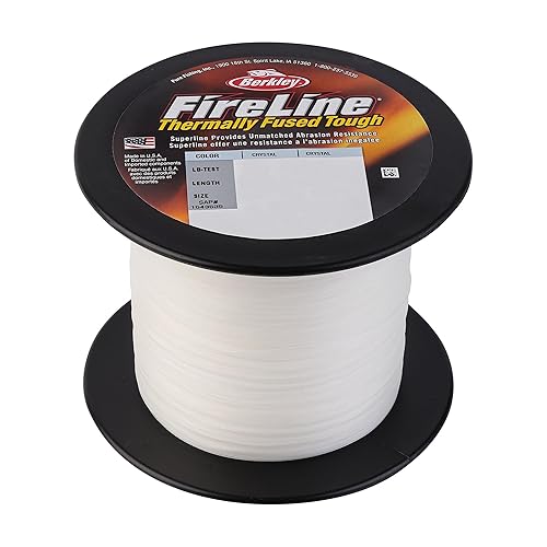 Berkley FireLine® Superline, Crystal, 17lb | 7.7kg, 1500yd | 1371m Fishing Line, Suitable for Freshwater Environments