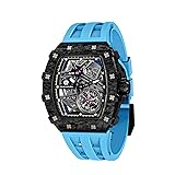 TSAR BOMBA Men's Automatic Watch Mechanical Tonneau