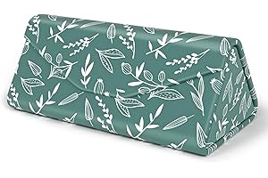NPOOYI Sunglasses Case, Foldable Glasses Case, Magnetic PU Leather Hard Shell Folding Eyeglass Holder Box, Collapsible Unisex