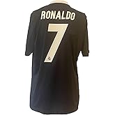 Madrid Ronaldo 2016 Soccer Football Club Team Mens Black Size Small Jersey