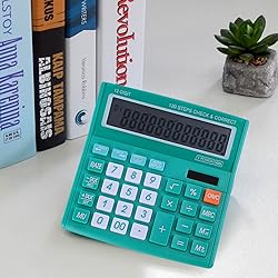 Office Desk Calculator 12 Digits with Solar Power
